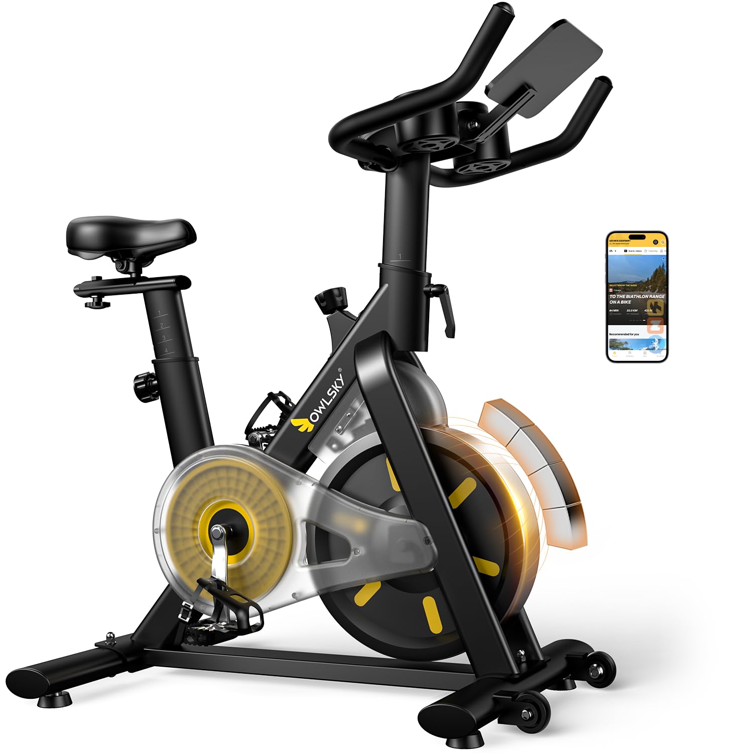 Exercise Bike Magnetic Resistance - دراجة تمارين بمقاومة مغناطيسية 300 رطل،
