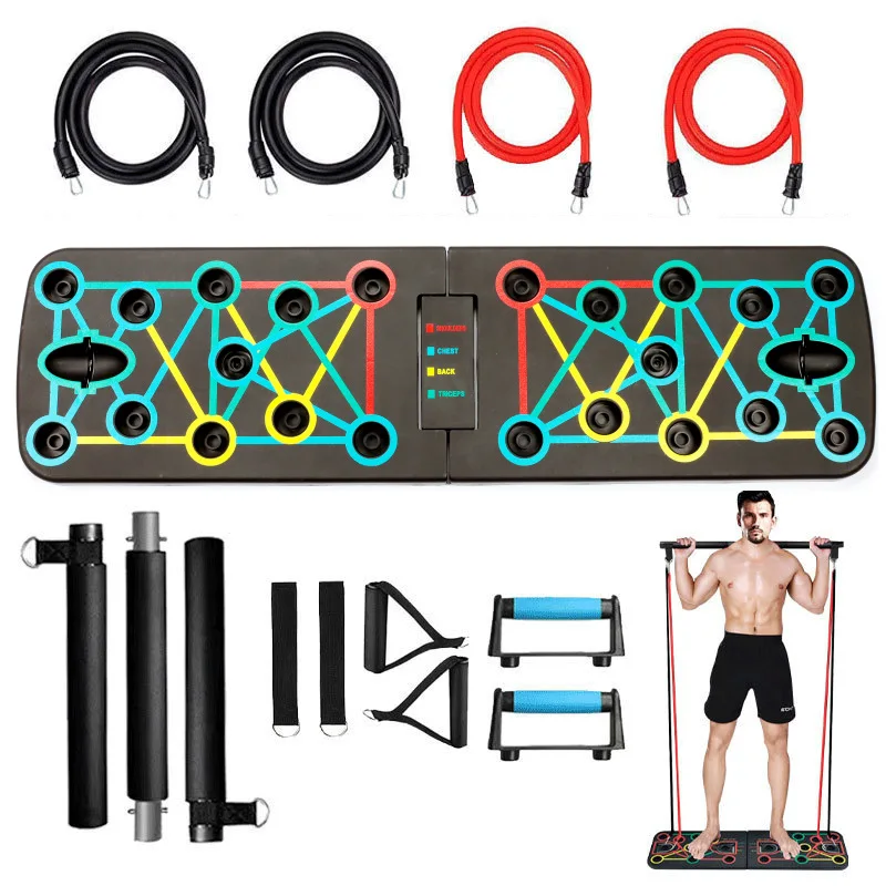 Push Up Board Foldable Multi Function - لوح تمارين قابل للطي متعدد الوظائف