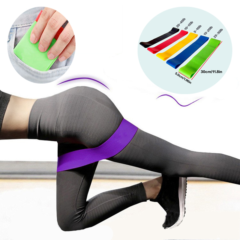 Pilates Bar Kit With Resistance Bands - 5 قطع من أربطة مقاومة اليوغا