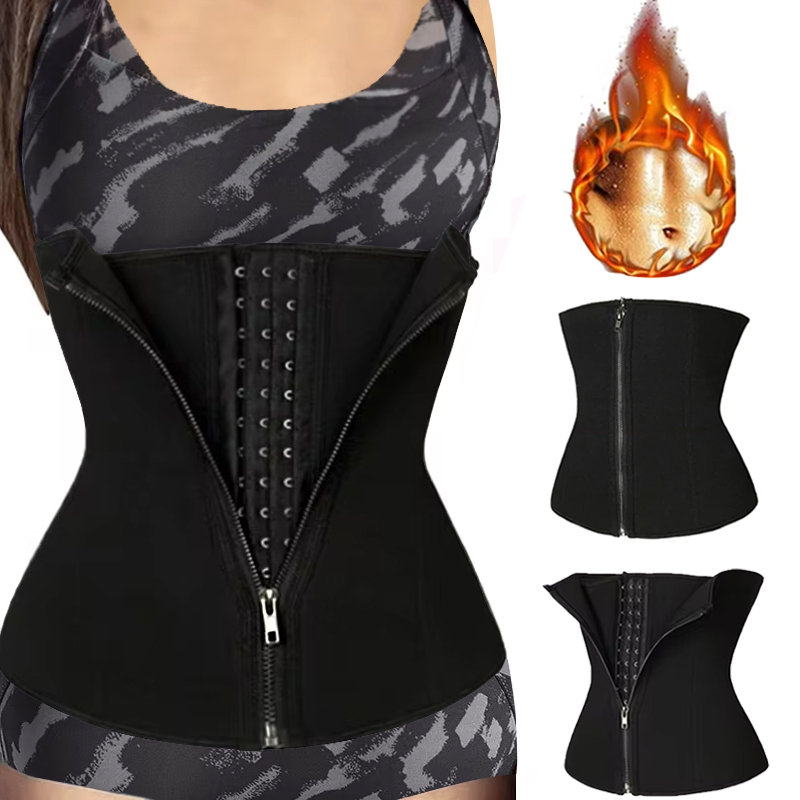 Sweat Waist Trainer Belt Neoprene - النساء مدرب خصر محدد شكل الجسم
