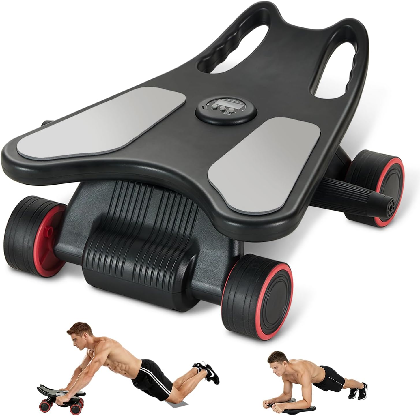 Ab Roller Wheel With Elbow Support - عجلة تمارين البطن، عجلة تمارين البطن