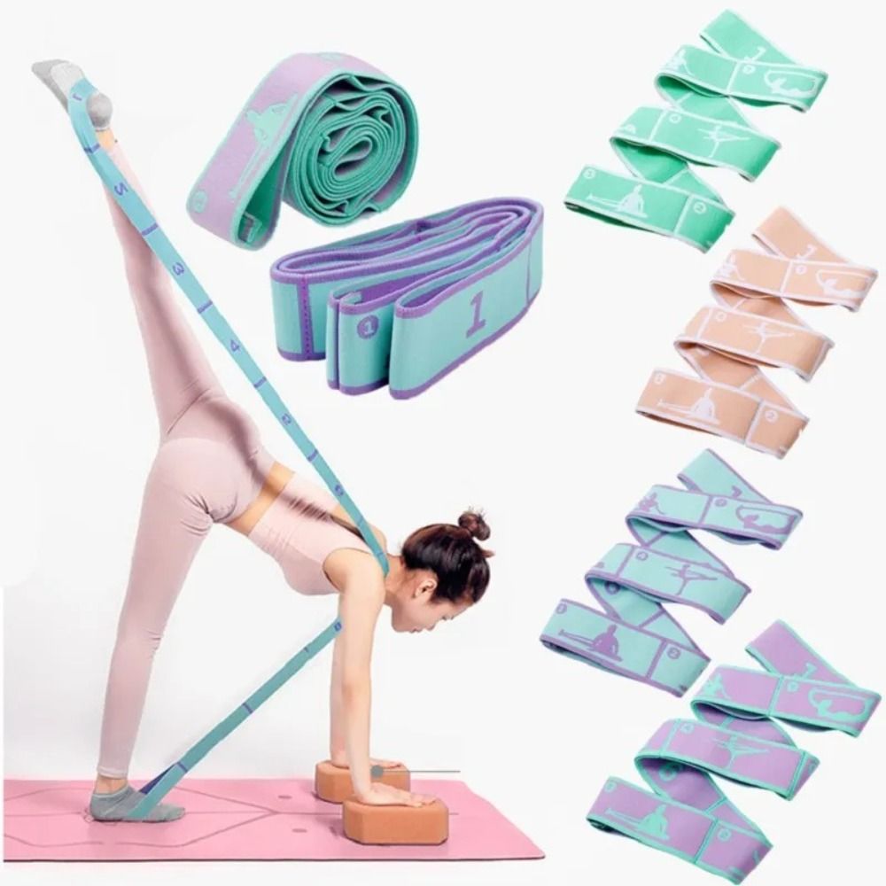 Pilates Bar Kit With Resistance Bands - مرونة اليوغا المقاومة العصابات اليوغا تمتد