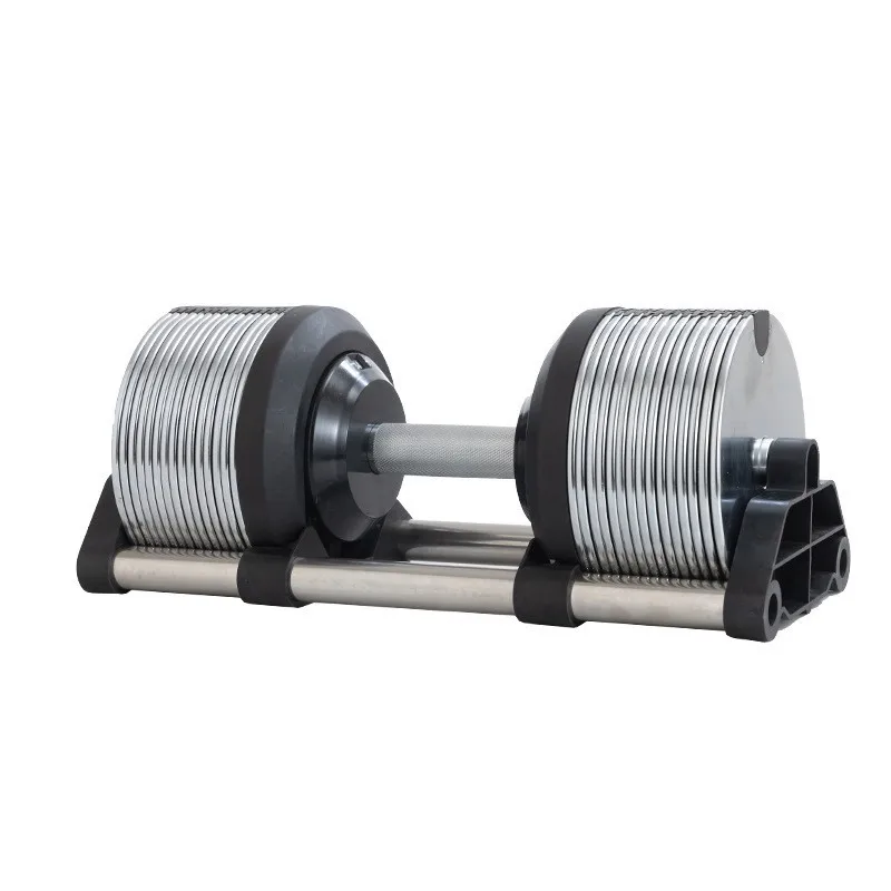 Adjustable Dumbbell Pair 40Kg - أثقال قابلة للتعديل من الفولاذ المقاوم