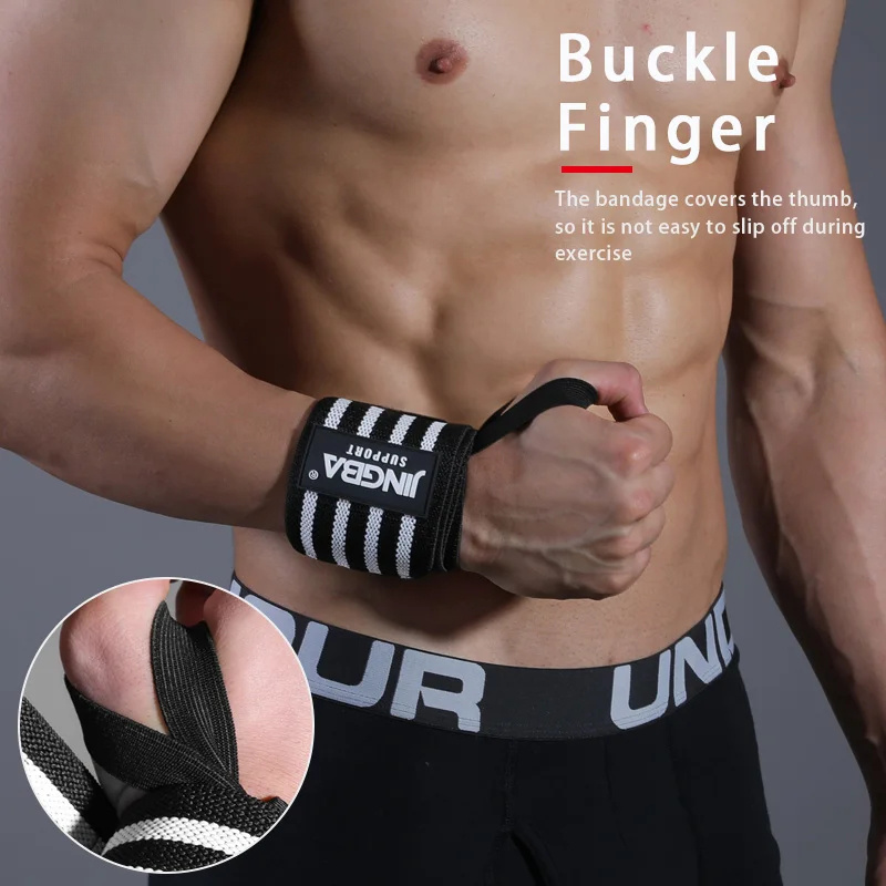 1 قطعة معصمه المعصم دعم هدفين  - مراجعة Wrist Wraps Weightlifting Support وسعره