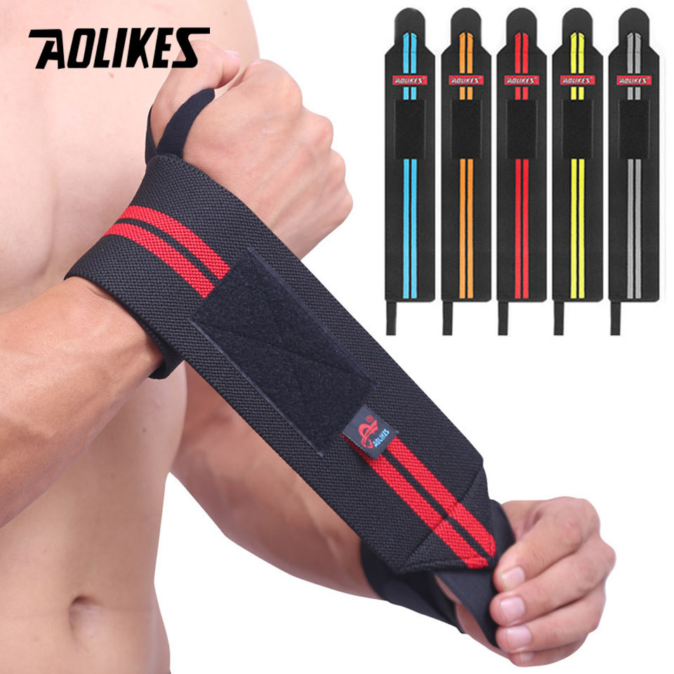 AOLIKES 1 زوج معصمه دعم المعصم - مراجعة Wrist Wraps Weightlifting Support وسعره