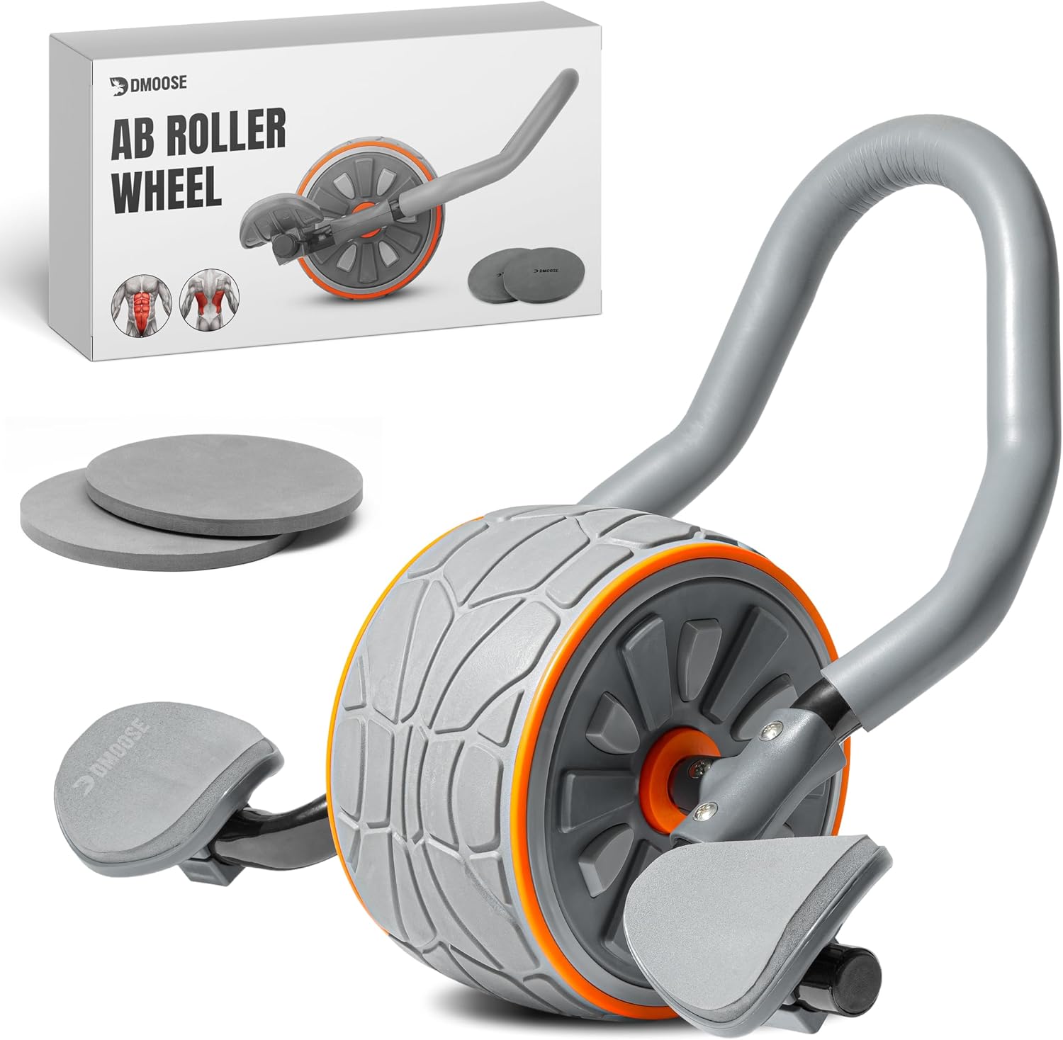 عجلة DMoose Fitness Ab Roller  - مراجعة Ab Roller Wheel With Elbow Support وسعره