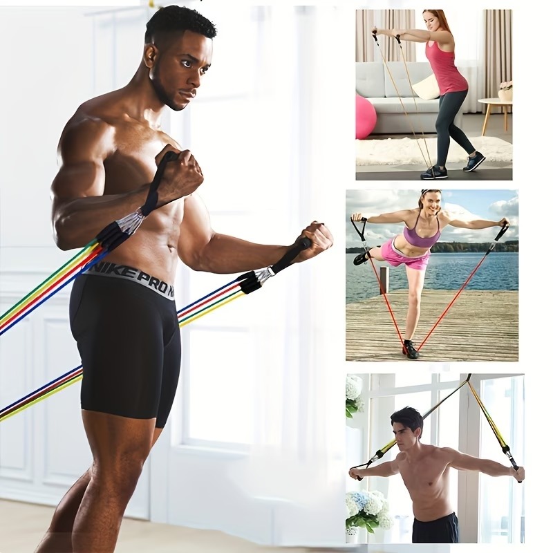 مجموعة أربطة مقاومة مع مثبت لل - مراجعة Pilates Bar Kit With Resistance Bands وسعره