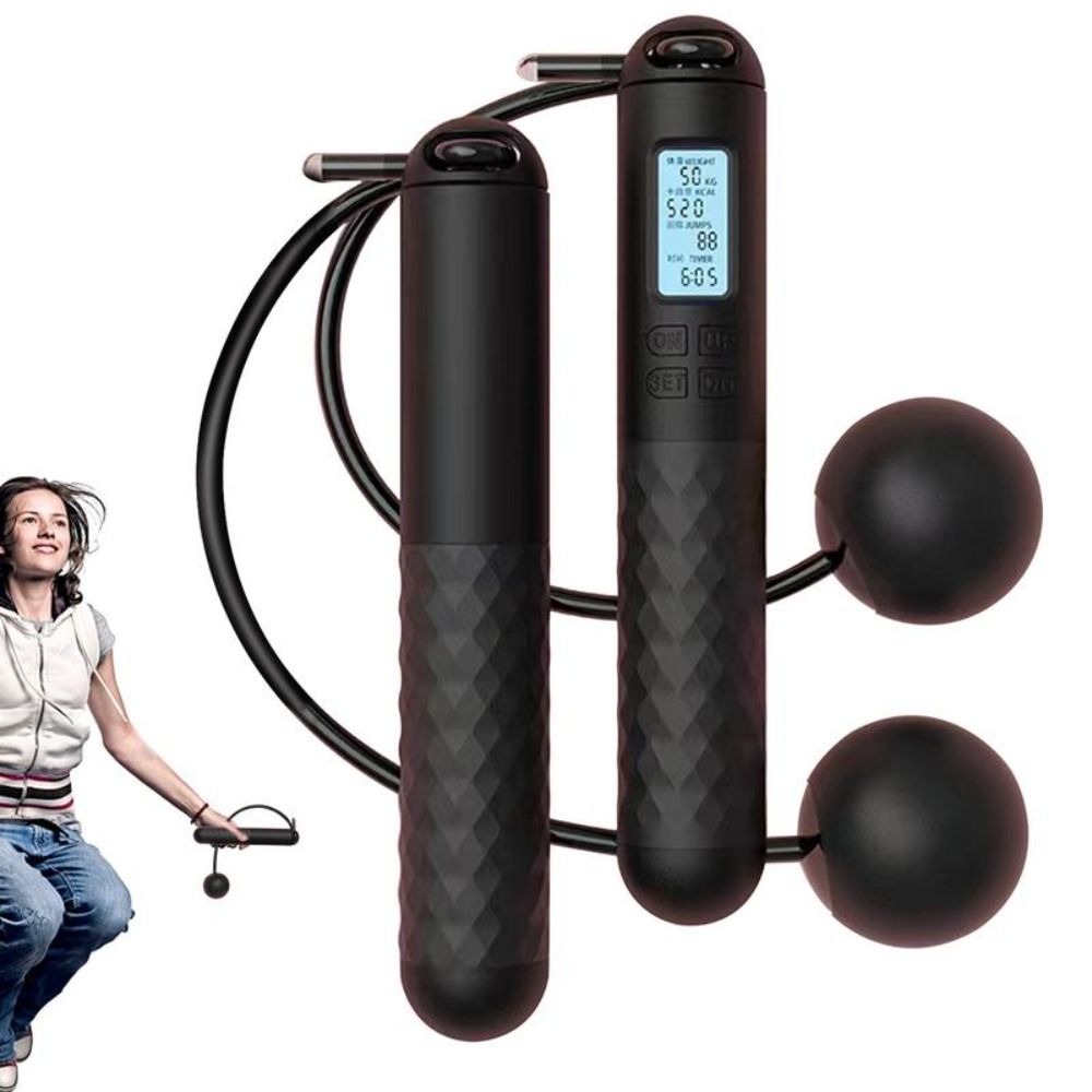 حبل قفز محمول لاسلكي مع عداد،  - مراجعة Smart Jump Rope Digital Counter وسعره