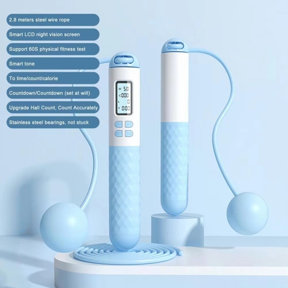 حبل قفز محمول لاسلكي مع عداد،  - مراجعة Smart Jump Rope Digital Counter وسعره