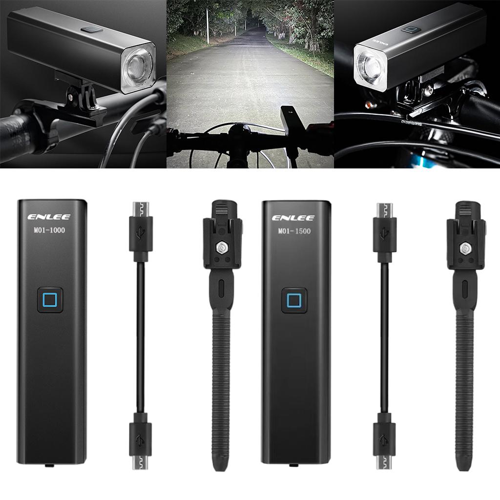 مصباح دراجة بقوة 1000/1500 لوم - مراجعة Rechargeable Bicycle Headlight 1000 Lumen وسعره