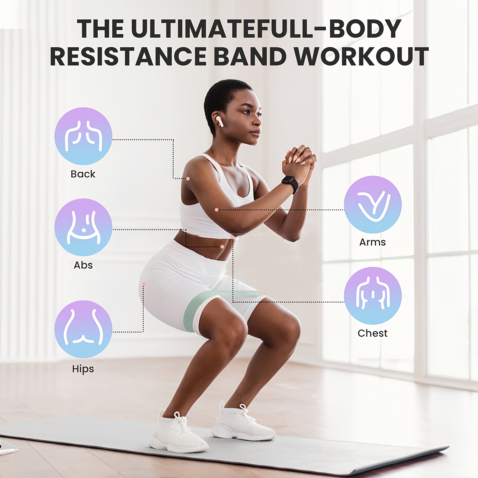 قطعة واحدة/4 قطع من أربطة مقاو - مراجعة Pilates Bar Kit With Resistance Bands وسعره