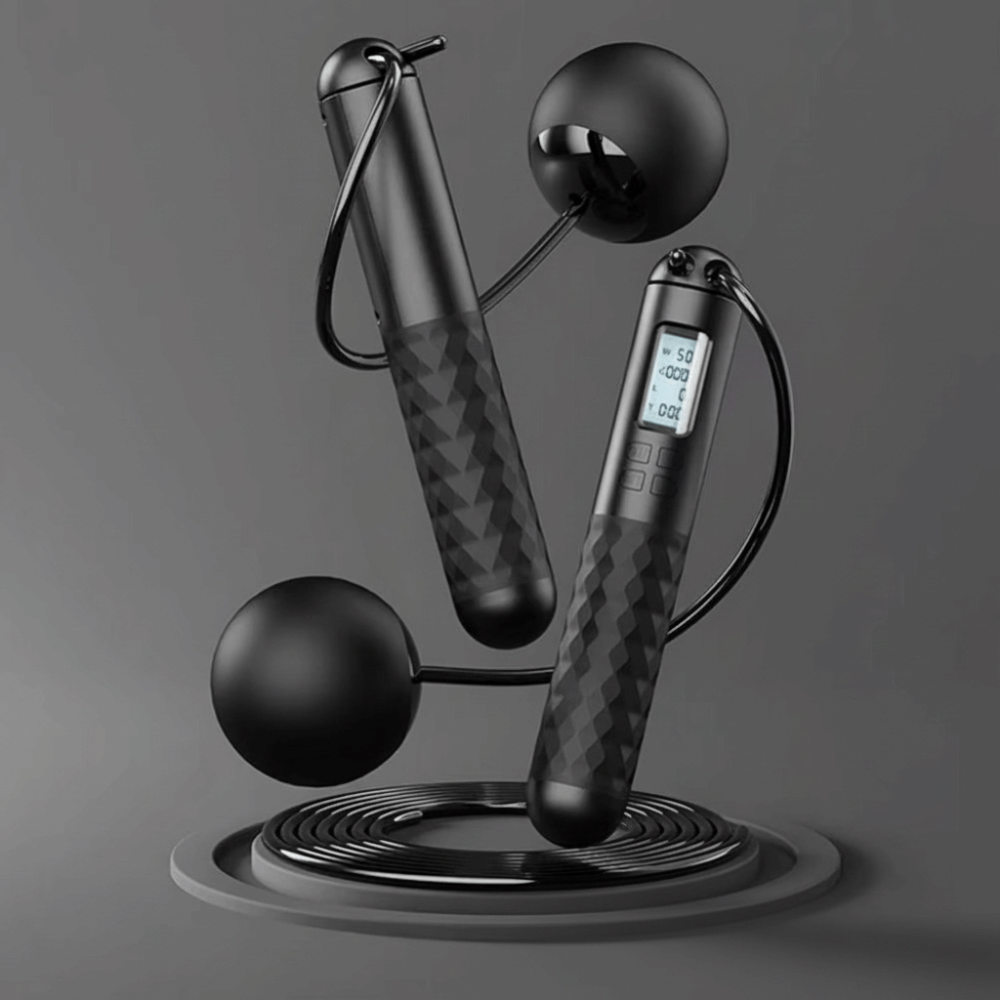 حبل قفز لاسلكي مضاد للانزلاق م - مراجعة Smart Jump Rope Digital Counter وسعره