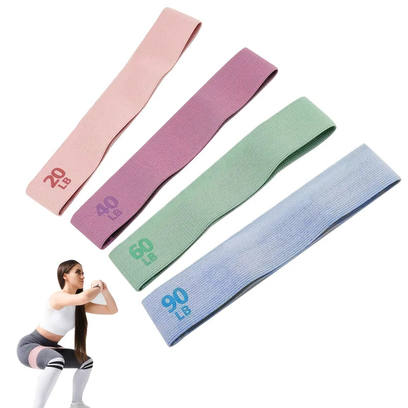 20-90LB النسيج شريط مرن اللياق - مراجعة Pilates Bar Kit With Resistance Bands وسعره