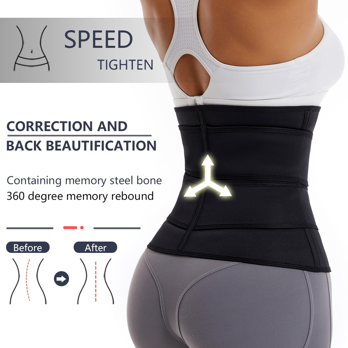 حزام تدريب الخصر للنساء بحزام  - مراجعة Sweat Waist Trainer Belt Neoprene وسعره