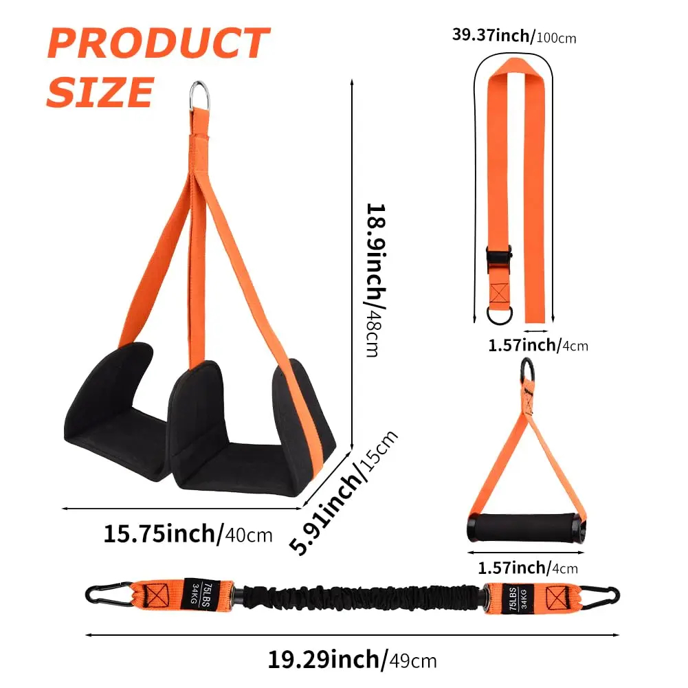 مجموعة أربطة المساعدة للسحب، ح - مراجعة Resistance Bands Set With Handles وسعره