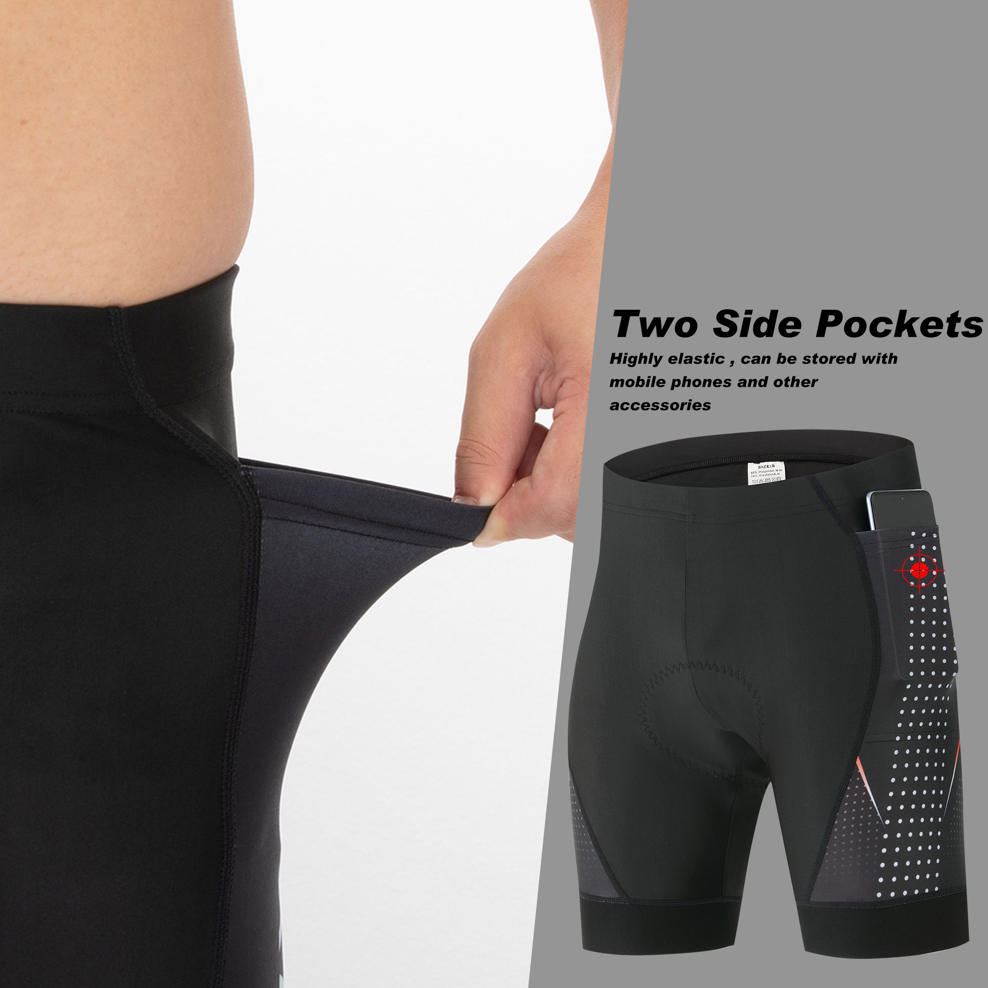 شورتات ركوب الدراجات الهوائية  - مراجعة Padded Cycling Shorts 5D Gel وسعره