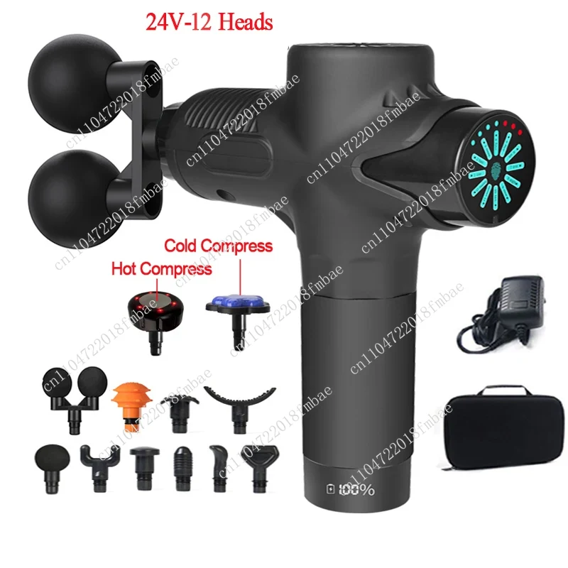 مسدس تدليك كهربائي احترافي 24  - مراجعة Electric Massage Gun Deep Tissue وسعره
