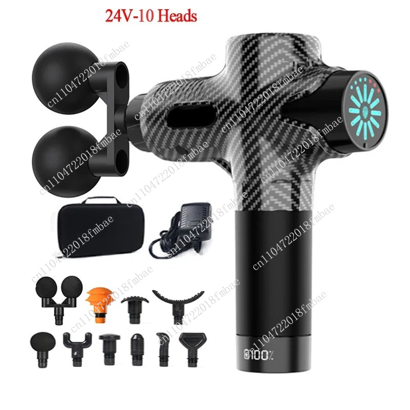 مسدس تدليك كهربائي احترافي 24  - مراجعة Electric Massage Gun Deep Tissue وسعره