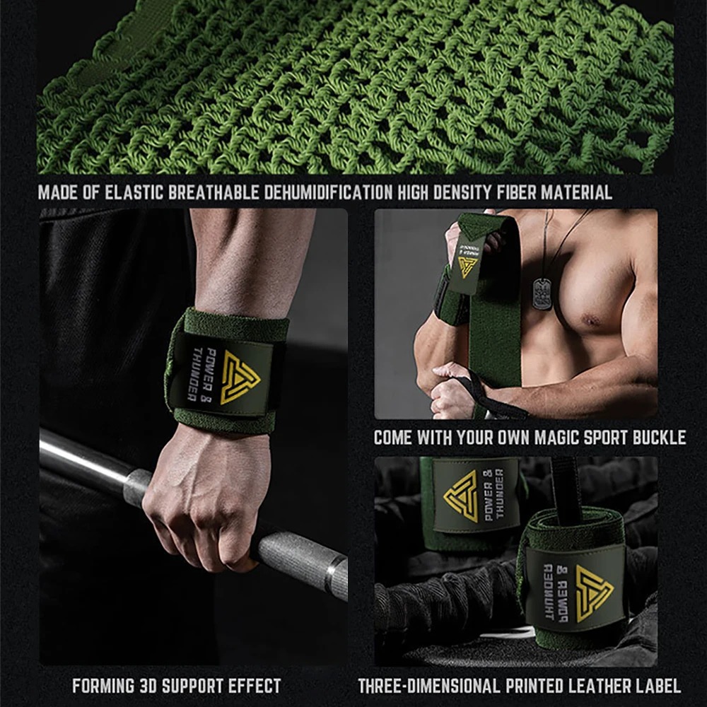 لفافات معصم شديدة التحمل لرفع  - مراجعة Wrist Wraps Weightlifting Support وسعره