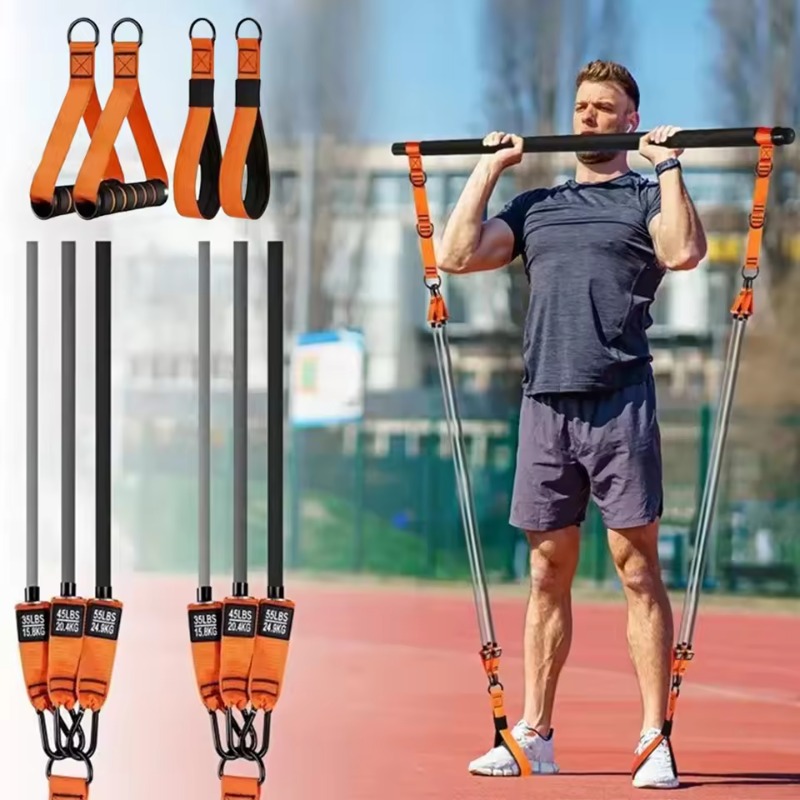 طقم بار بيلاتيس مع أربطة مقاوم - مراجعة Pilates Bar Kit With Resistance Bands وسعره