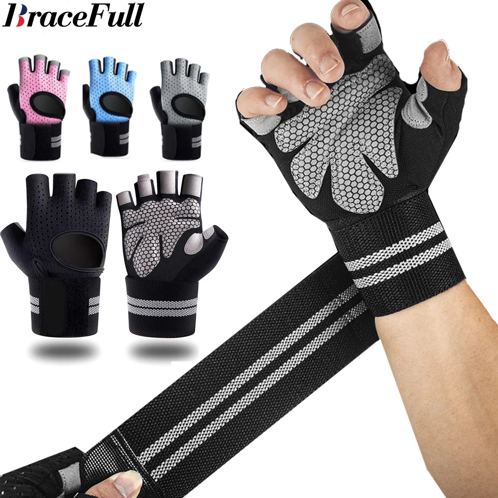 زوج واحد من قفازات اللياقة الب - مراجعة Wrist Wraps Weightlifting Support وسعره