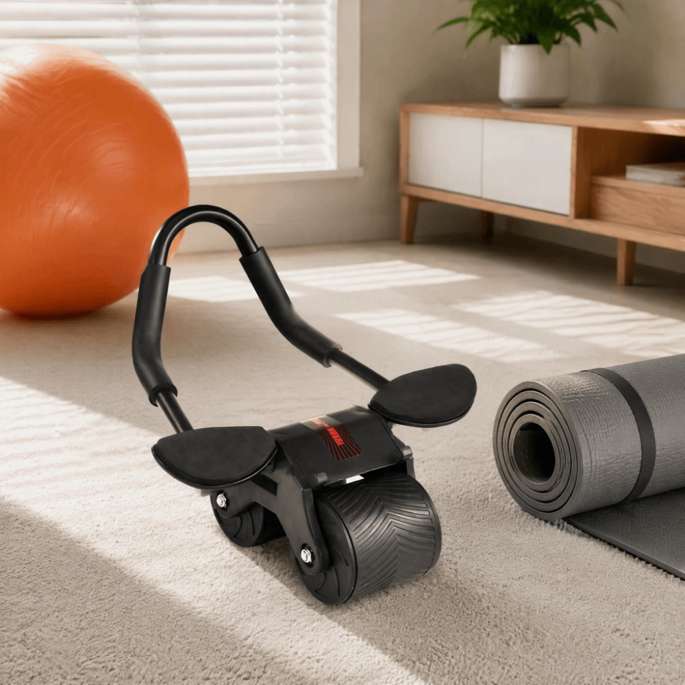 عجلة تمارين البطن ذات الارتداد - مراجعة Ab Roller Wheel With Elbow Support وسعره